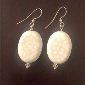Handmade stone earrings